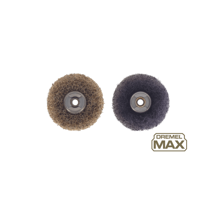 DREMEL® MAX EZ SpeedClic: Abrasive polerehjul med kornstørrelse 180 & 280