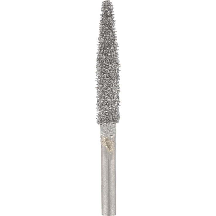 Tungsten karbidskærer med strukturerede tænder spydformet 6,4 mm