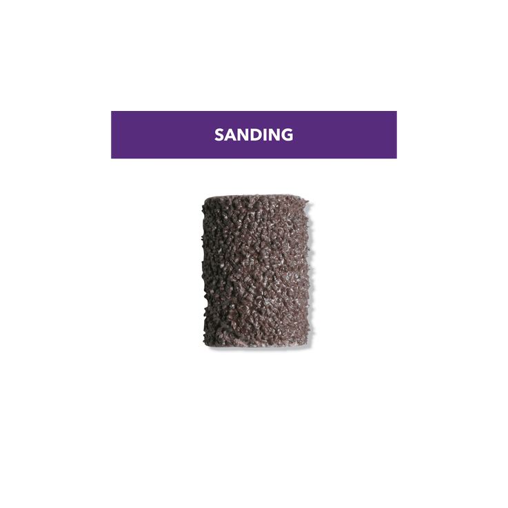 431 1/4" 60-grit Sanding Bands, 6 Pack