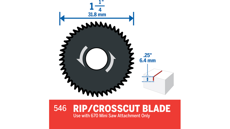 Dremel 546 Rip/Crosscut Blade