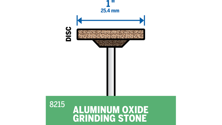 8215 Aluminum Oxide Grinding Stone