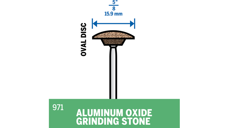 Dremel 971 Aluminum Oxide Grinding Stone