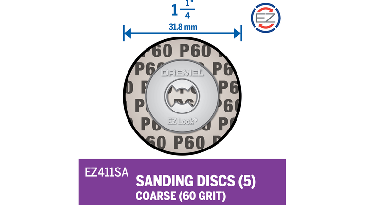 Dremel EZ411SA EZ Lock Sanding Disc