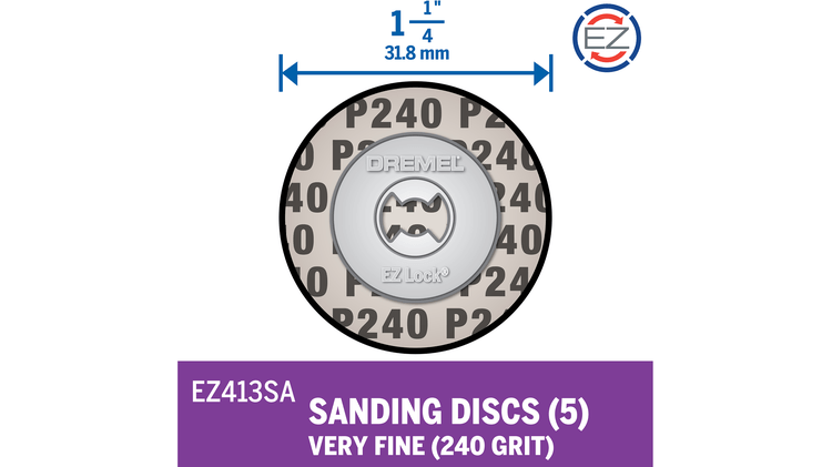 EZ413SA EZ Lock™ Sanding Discs, 240 grit