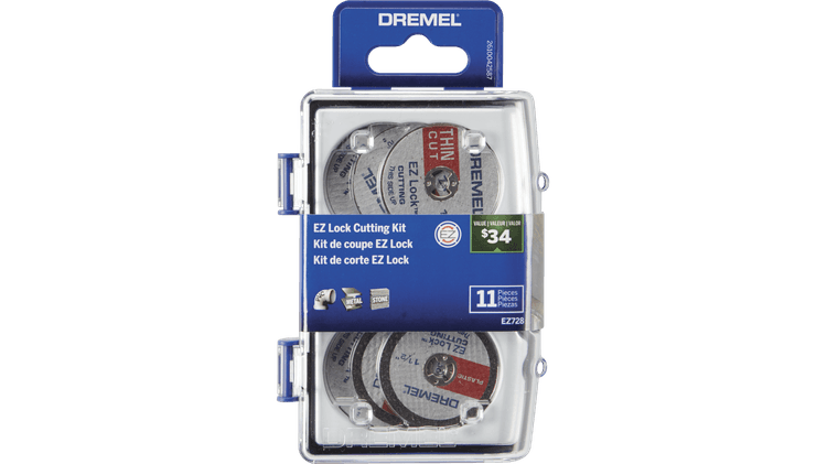 Dremel EZ728-01 11 PC EZ Lock™ Cutting Rotary Accessories Micro Kit