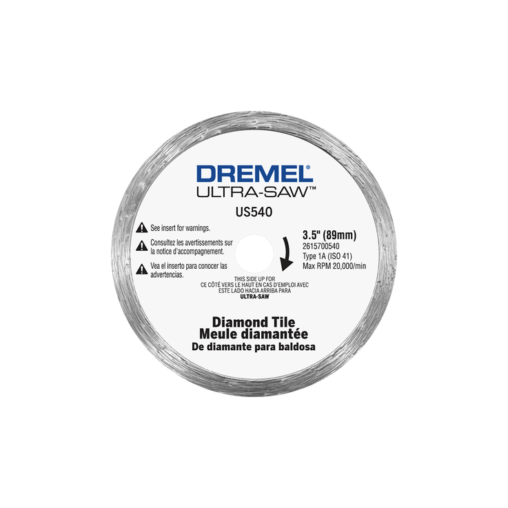 Dremel Ultra-Saw US540 3.5" Diamond Tile Cutting Wheel
