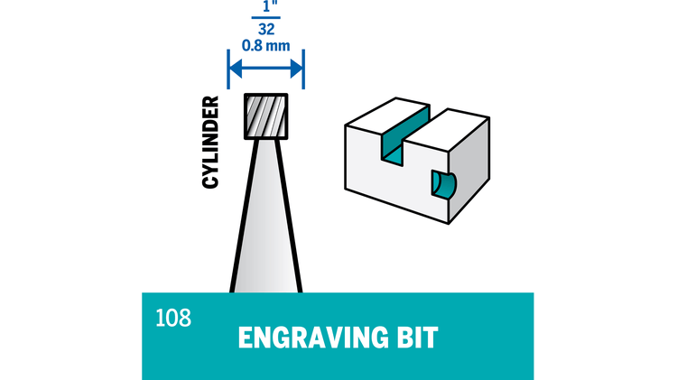 Dremel 108 Engraving Bit