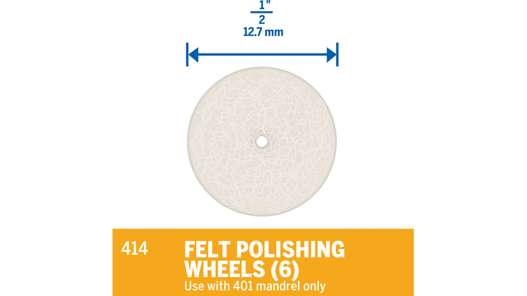 Dremel 414 Felt Polishing Wheel