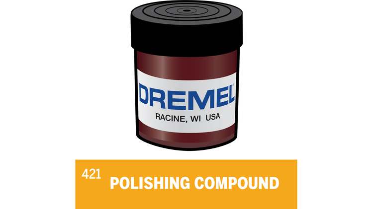 Dremel 421 Polishing Compound for Metal or Plastic 