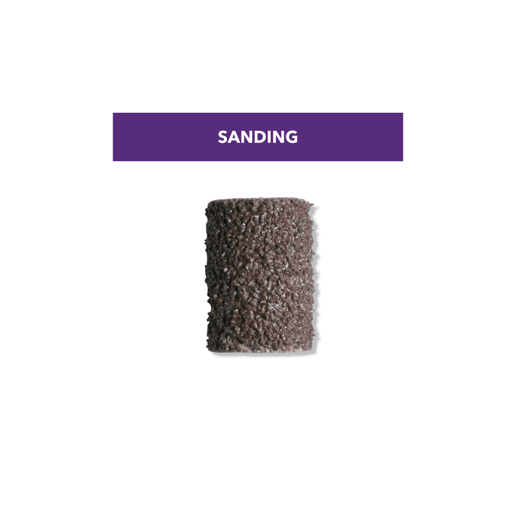 431 1/4" 60-grit Sanding Bands, 6 Pack