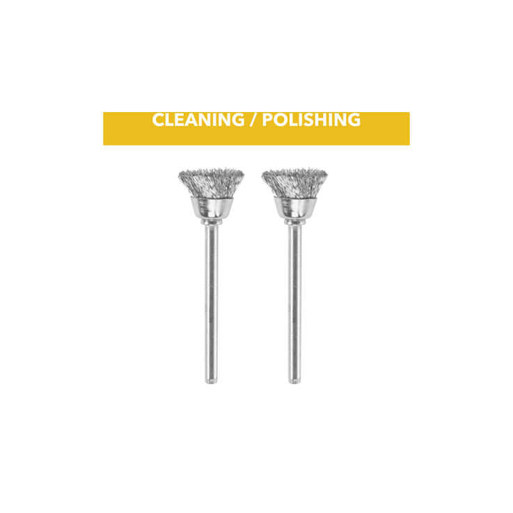 442-02 1/2" Carbon Steel Brushes