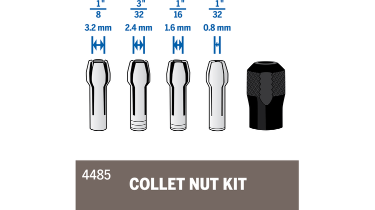 Quick Change Collet Nut Kit Dremel 4485