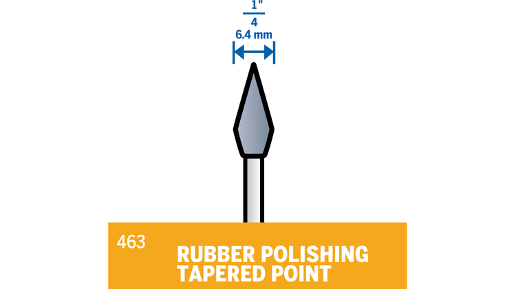 Dremel 463 Rubber Polishing Point