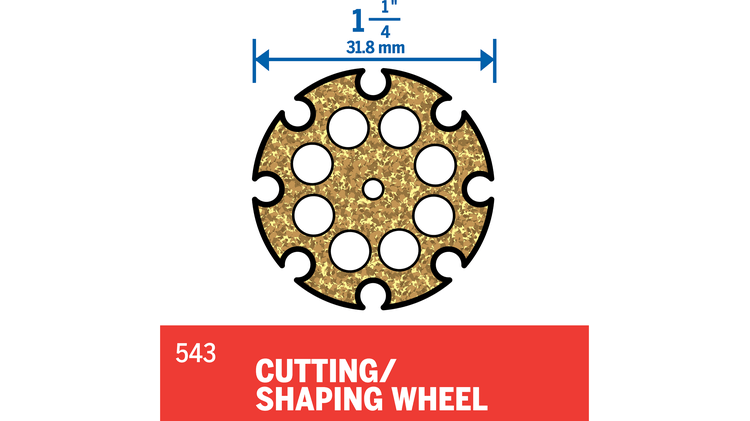 543 Cutting/Shaping Wheel
