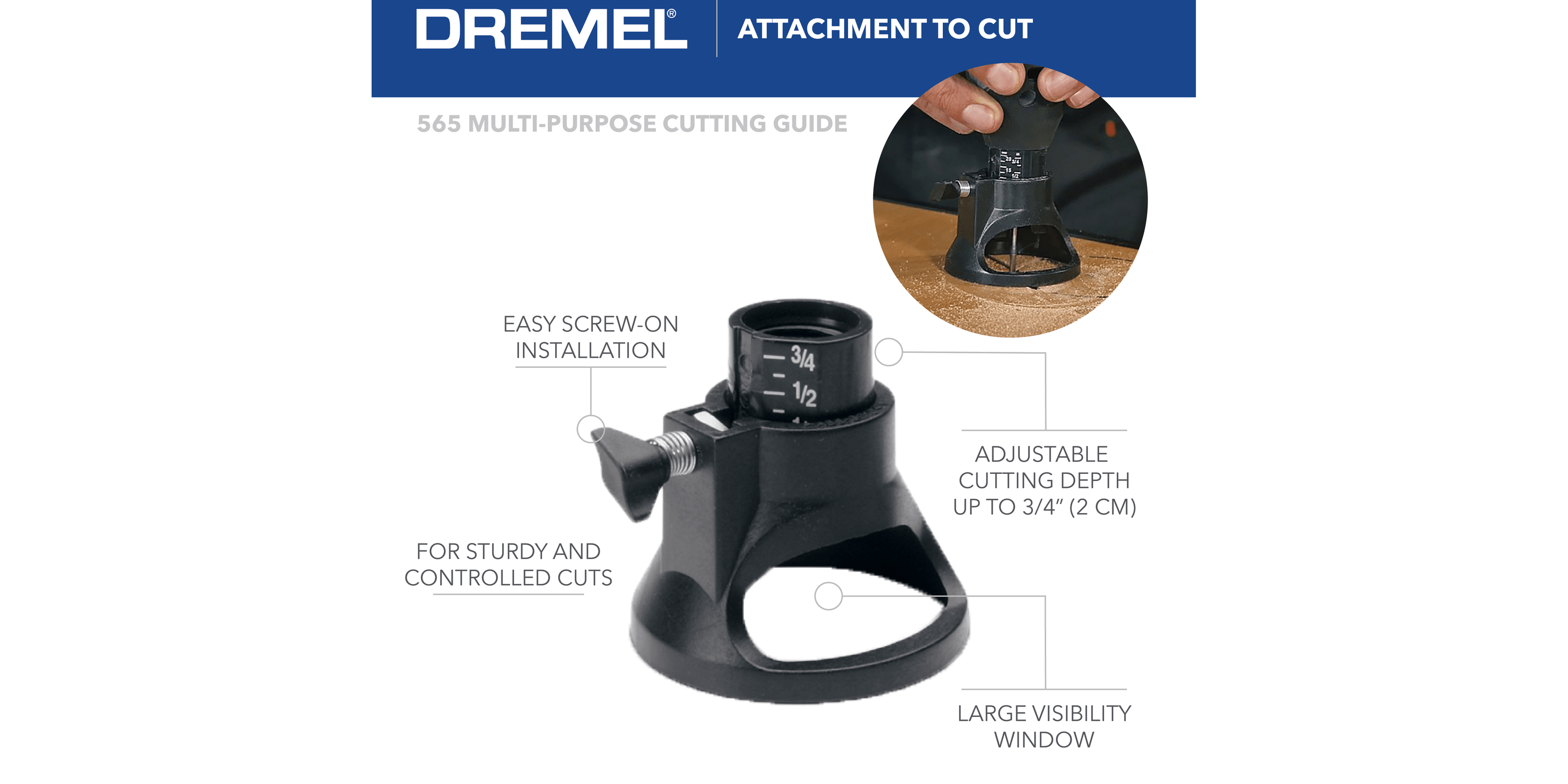 Dremel 565 Drill Locator Multi-Purpose Cutting Kit for Precision Cutting  for Dremel Tool 100/200/3000/4000/8220/8240/8250/8260 - AliExpress