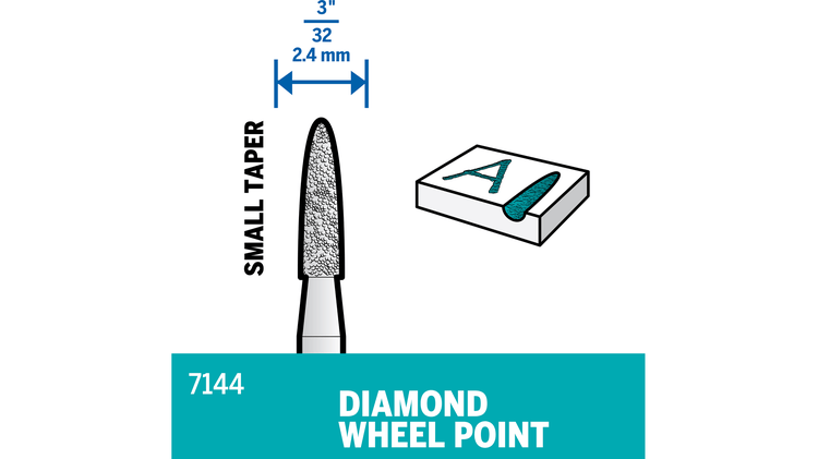 7144 Diamond Wheel Point