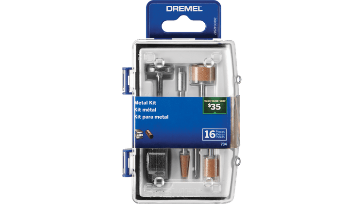 Dremel 734-01 16 Piece Metal Working Rotary Accessory Micro Kit