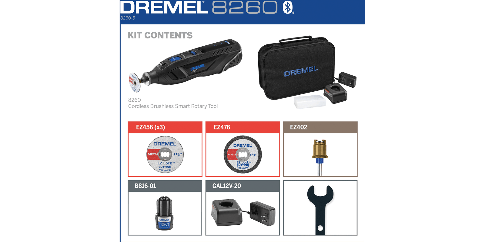 Buy Dremel 8260 F0138260JA Multifunction tool incl. rechargeables