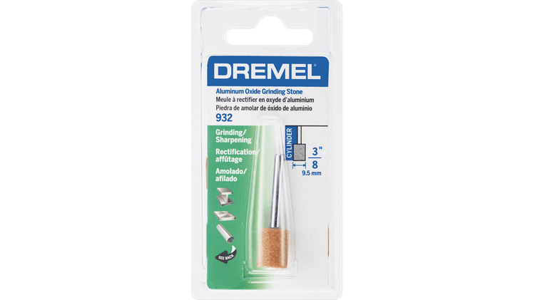 Dremel 932 3 x 9.5mm Aluminium Oxide Grinding Stone for high speed rotary tools