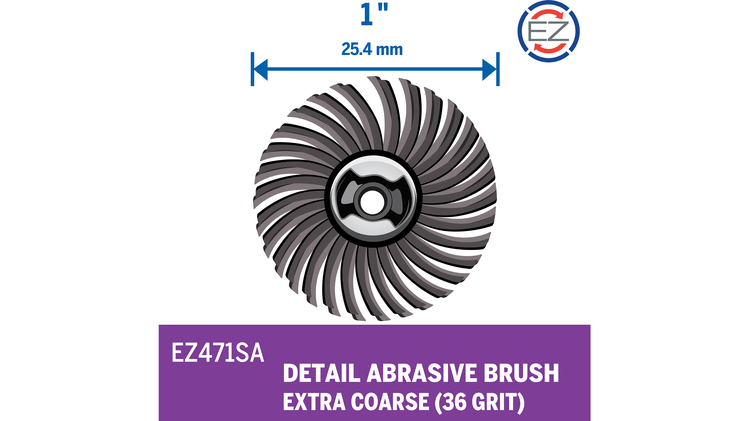 Dremel EZ471SA 36-Grit Detail Coarse Abrasive Brush 