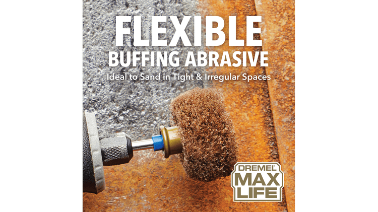 Dremel Max Life EZ511HP 180 & 280 Grit Finishing Abrasive Buffs