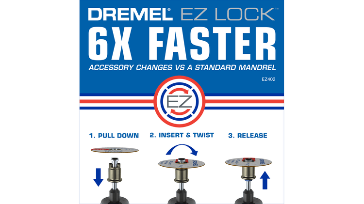 Dremel EZ727-01 18 Piece EZ Lock™ Sanding and Grinding Rotary Accessory Kit