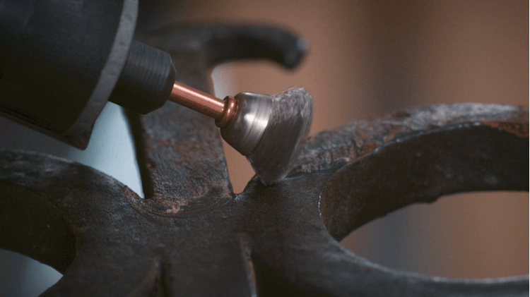 Cepillo de acero inoxidable de 13 mm