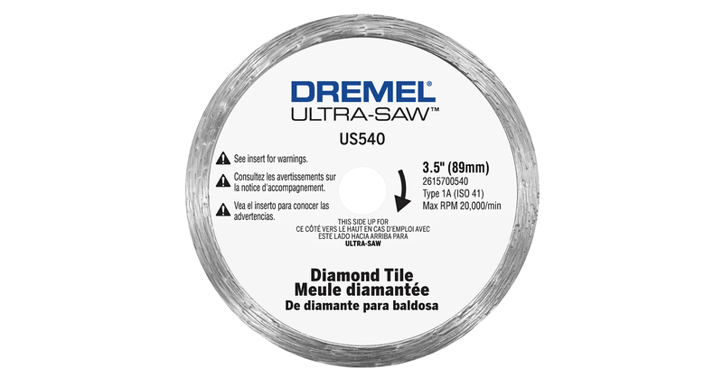 Disco de de baldosas de diamante US540 89 mm Cortar | Dremel