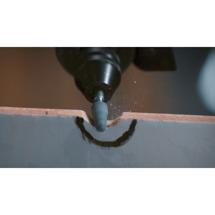 Punta de amolar de carburo de silicio 4,8 mm