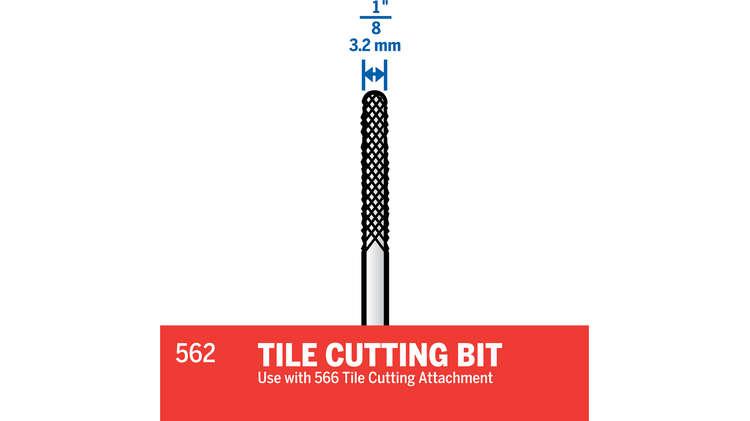 562 Broca para cortar azulejos