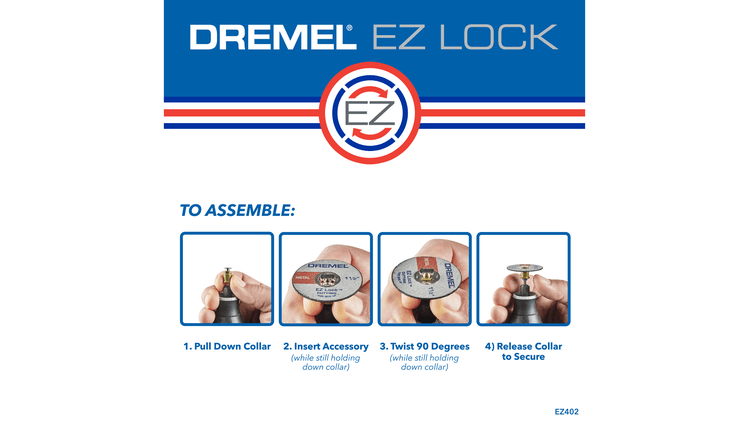 Disco de corte Dremel EZ456 EZ Lock