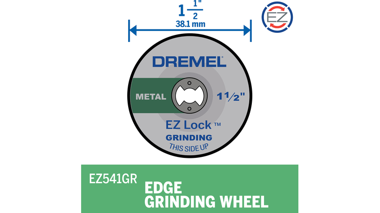 Disco amolador de óxido de aluminio Dremel EZ541GR