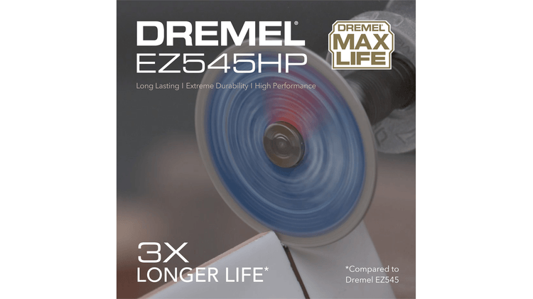 Disco diamantado de alto rendimiento Dremel Max Life EZ545HP de 1-12