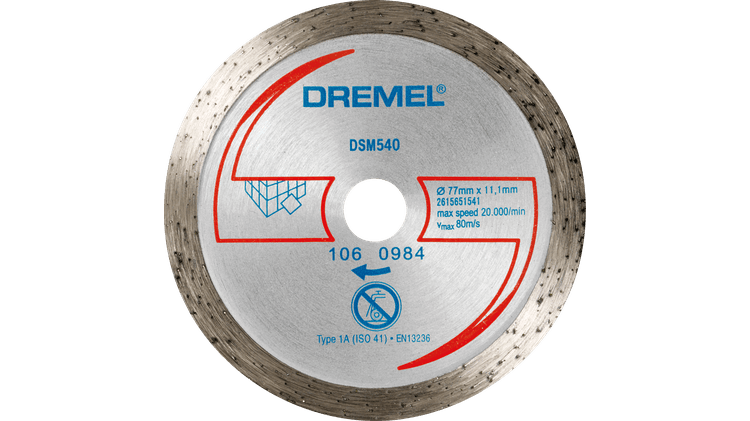 DREMEL® DSM20-timanttikatkaisulaikka laatoille