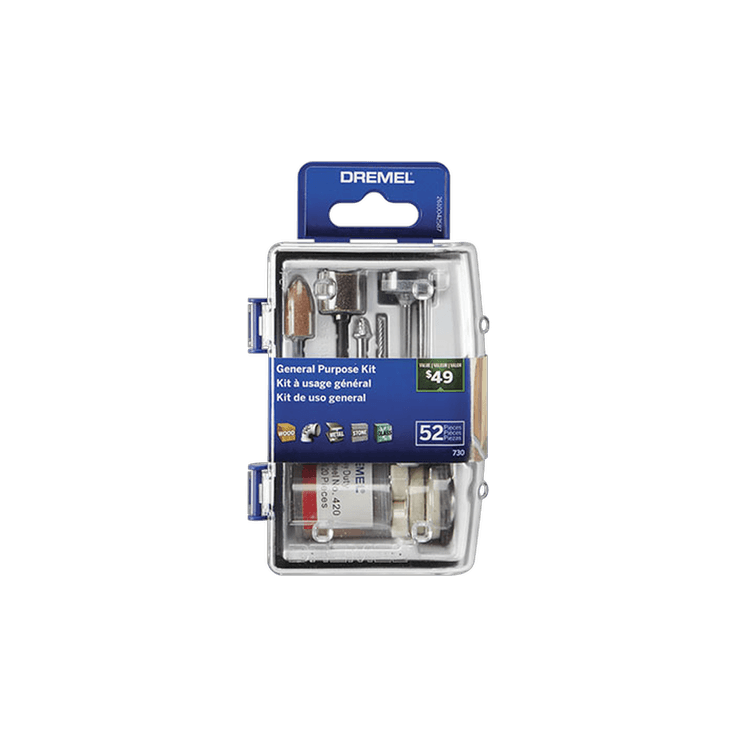Micro kit 52 pièces d'accessoires à usage général Dremel 730-01