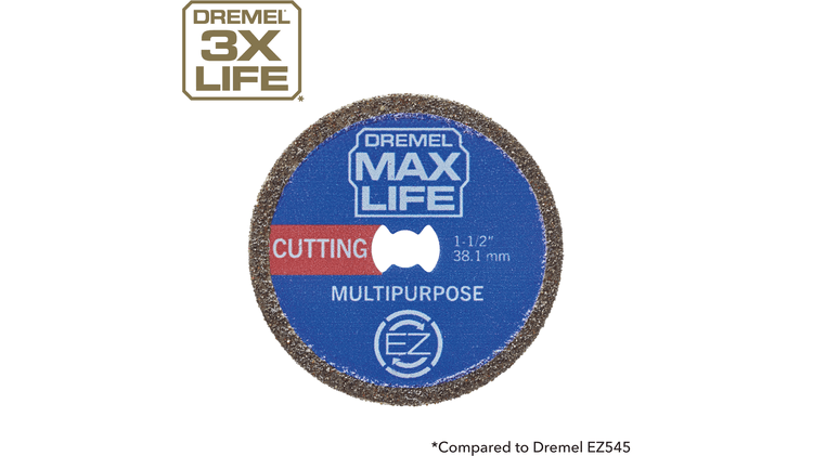 Disque à tronçonner haute performance Max Life Dremel de 1-12" (38,1 mm) EZ545HP