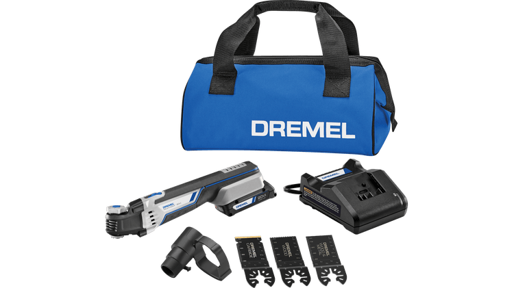 Coffret outil oscillant multi-usage sans fil MM20V pour Dremel Multi Max (une batterie)