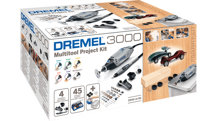 Coffret-projet avec outil multi-usage DREMEL® 3000