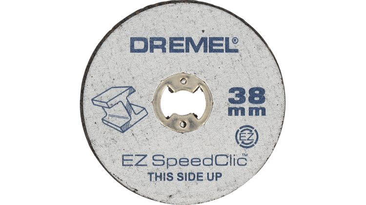 DREMEL® EZ SpeedClic : pack de 5 disques à tronçonner pour la découpe des métaux.