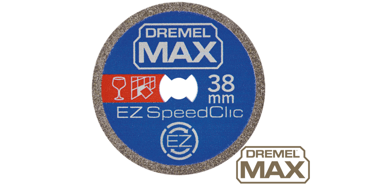 DREMEL - Disques à Tronçonner (5) - EZ Speed Ø38mm - 1,2mm - Armé - Métaux