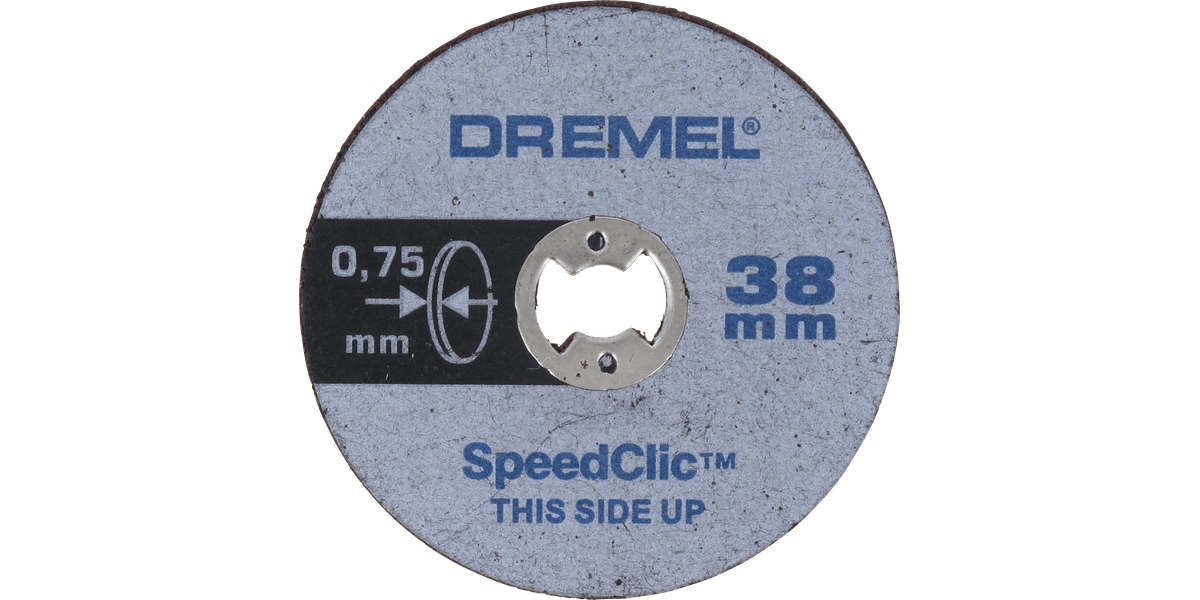 Lot de 12 Disques DREMEL - EZ SpeedClic - Tronçonnage/Découpe Métaux - ø  38mm - épaisseur 1,2mm - Cdiscount Bricolage