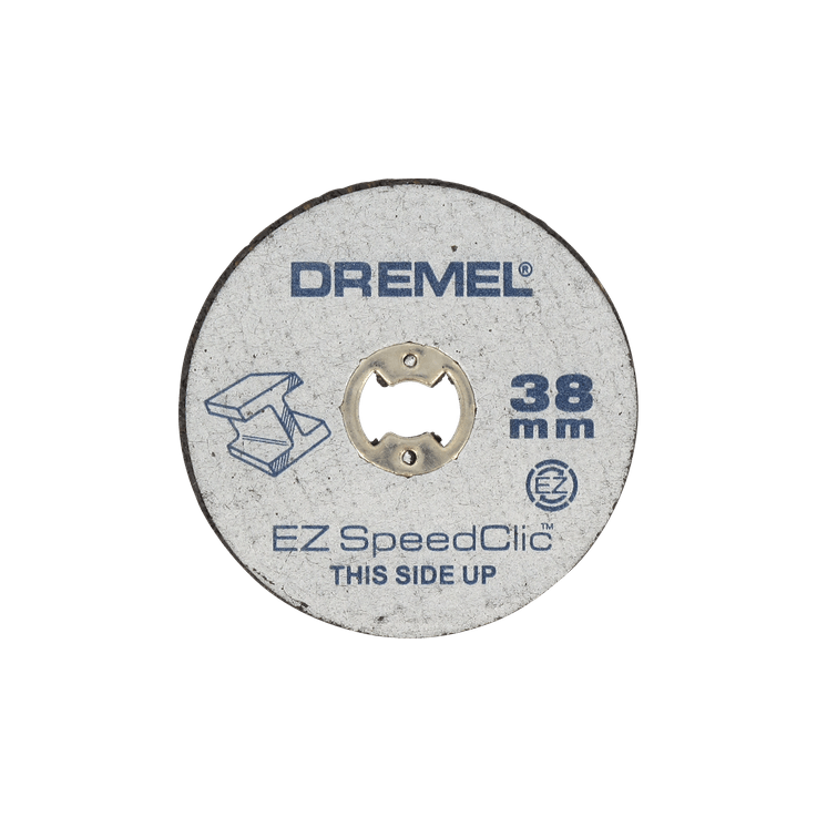 DREMEL® EZ SpeedClic : pack de 5 disques à tronçonner pour la découpe des métaux.