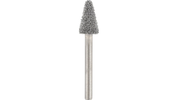 Fraise en carbure de tungstène à dents structurées forme conique 7,8 mm