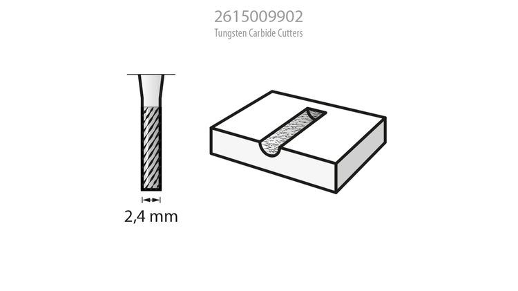 텅스텐 카바이드 커터 2.4 mm