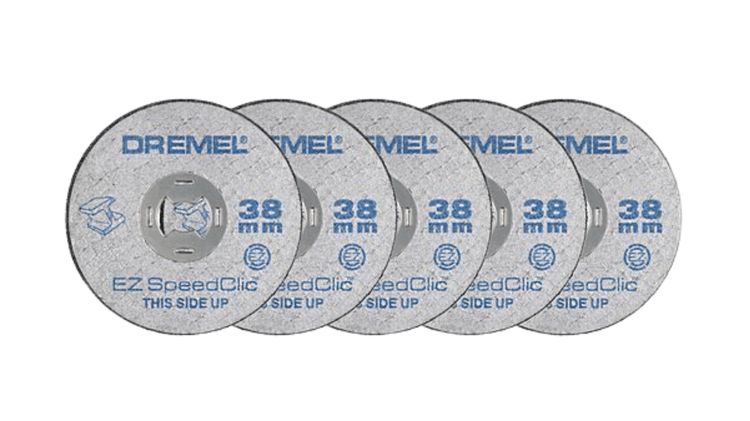 DREMEL® EZ SpeedClic: metalen snijschijven 5-pack.