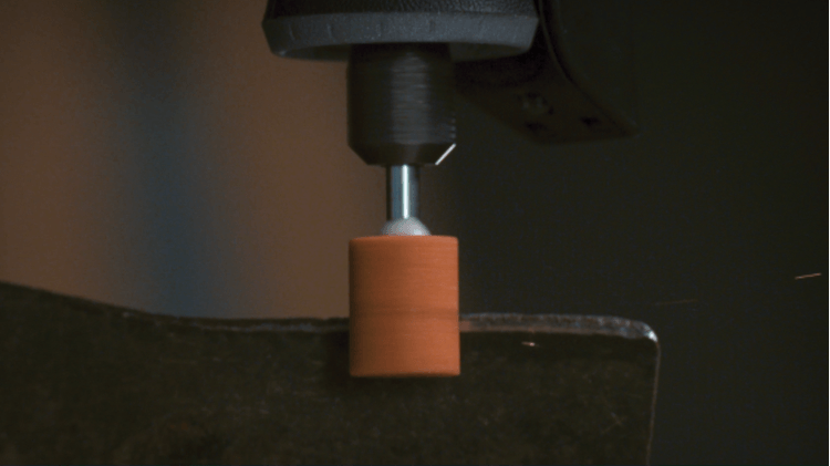 Slipestein av aluminiumoksid 9,5 mm