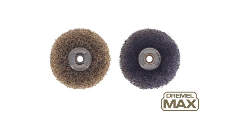 DREMEL® MAX EZ Lock: Finishing Abrasive Buffs 180 & 280 grit