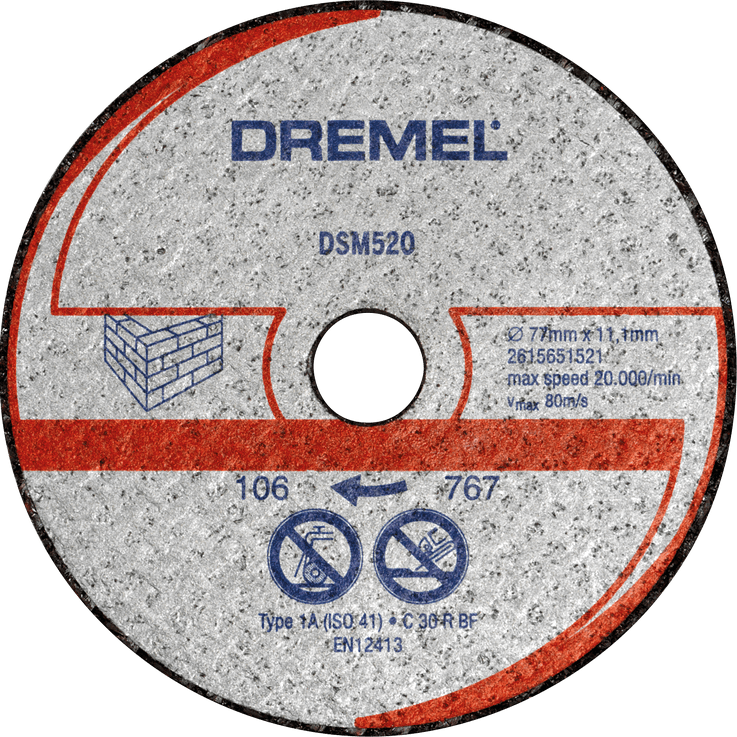 Disco de corte de alvenaria DREMEL® DSM20