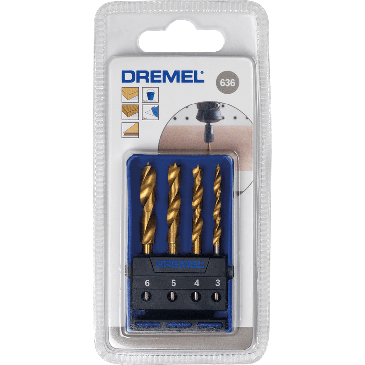 DREMEL 木工钻头附件套装（4支）