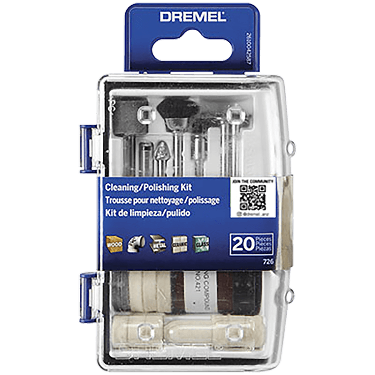 DREMEL 清洁/抛光附件套装（20件）